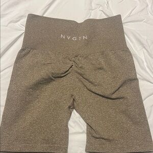 NVGTN Women's High Waist Brown Shorts